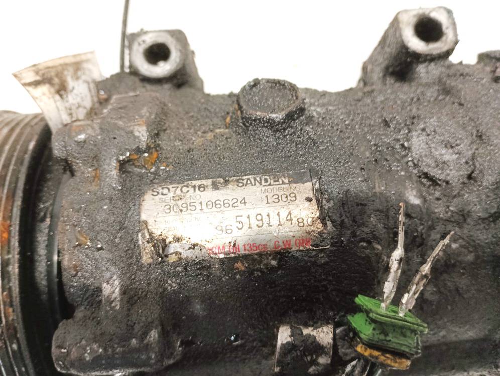 9651911480 Citroen C4 Grand Picasso 2006 AC AIR Compressor Pump - Thumbnail 3
