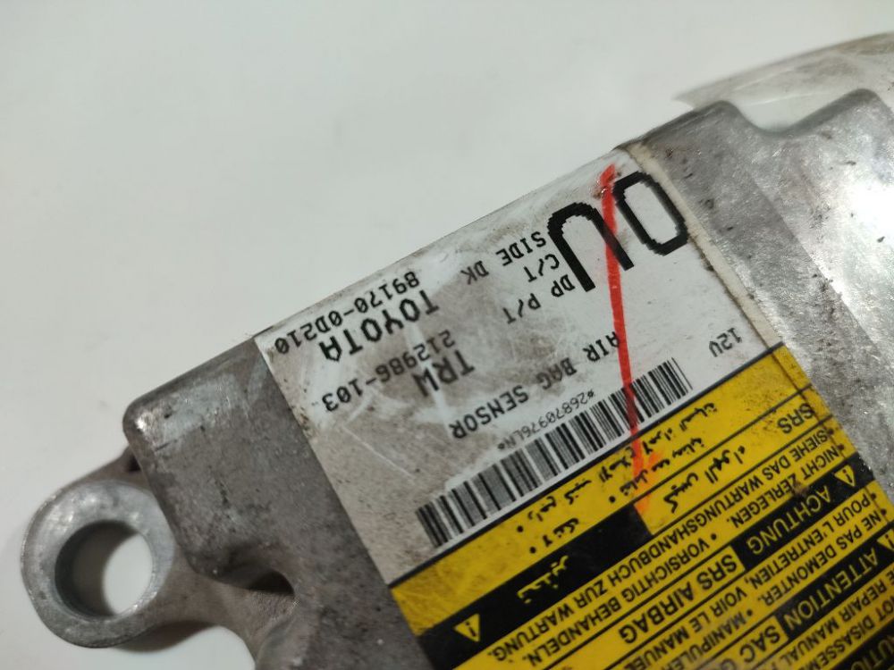 8917002100 Toyota Yaris 2007 Блок управления AIR BAG - Thumbnail 2