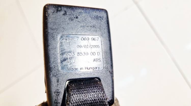 7069967 BMW 1-Series 2007 Ответная часть ремня безопасности -  задний левый - Thumbnail 3