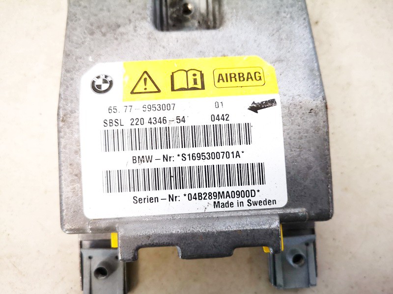 65776953007 BMW 5-Series 2005 Airbag crash sensors module - Thumbnail 2
