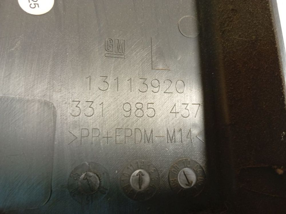 13113920 Opel Astra 2006 Pillar Trim - MIDDLE LEFT - Thumbnail 4