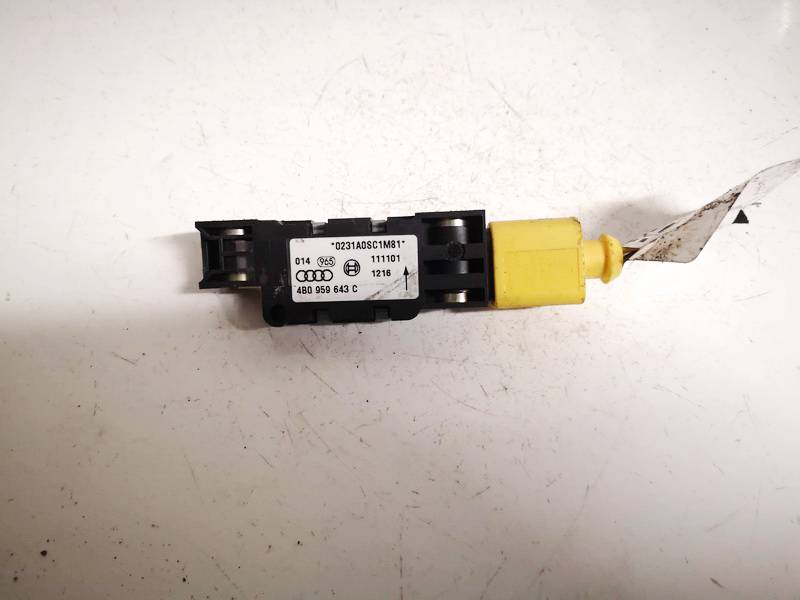 4B0959643C Audi A6 2002 Srs Airbag crash sensor