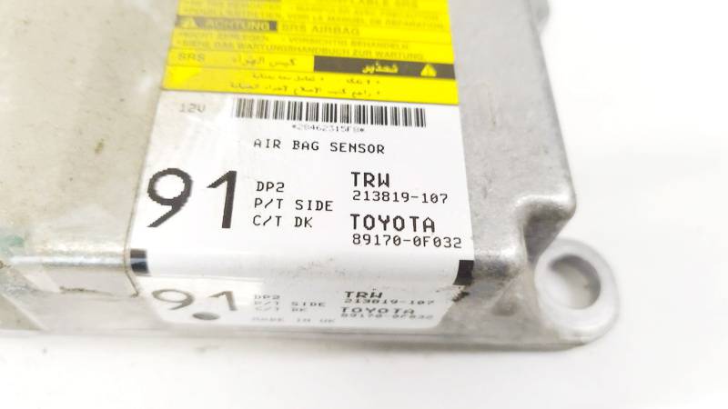 891700F032 Toyota Corolla Verso 2006 Komputer SRS airbag – moduł sterujący poduszek powietrznych - Thumbnail 2