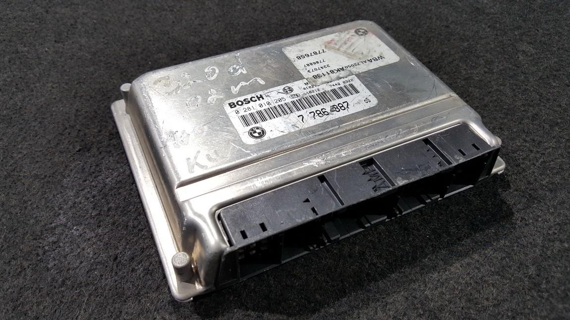 0281010205 BMW 3-Series 2002 Komputer silnika