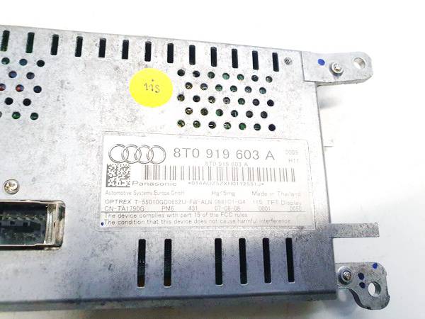 8T0919603A Audi A5 2008 Bordcomputer Display Navigation - Thumbnail 3