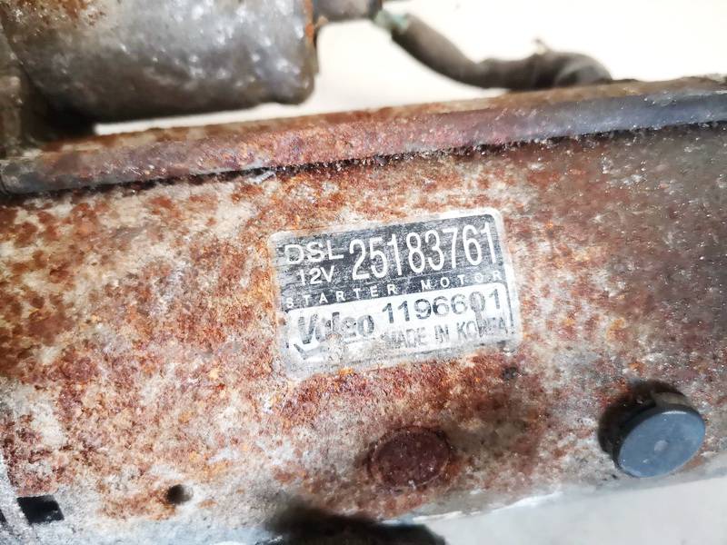 25183761 Chevrolet Cruze 2010 Starter Motor - Thumbnail 2
