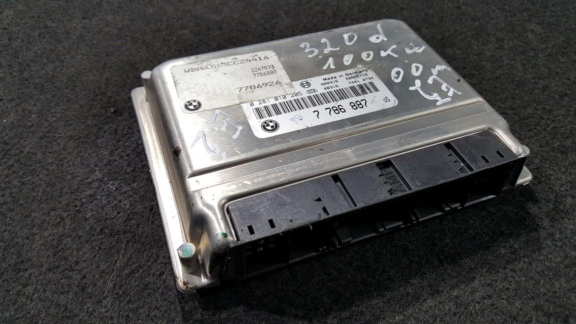 0281010205 BMW 3-Series 2002 Komputer silnika