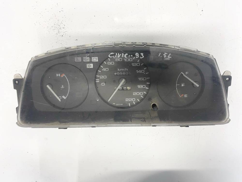 HR0144012 Honda Civic 1993 Speedometers - Cockpit - Speedo Clocks Instrument