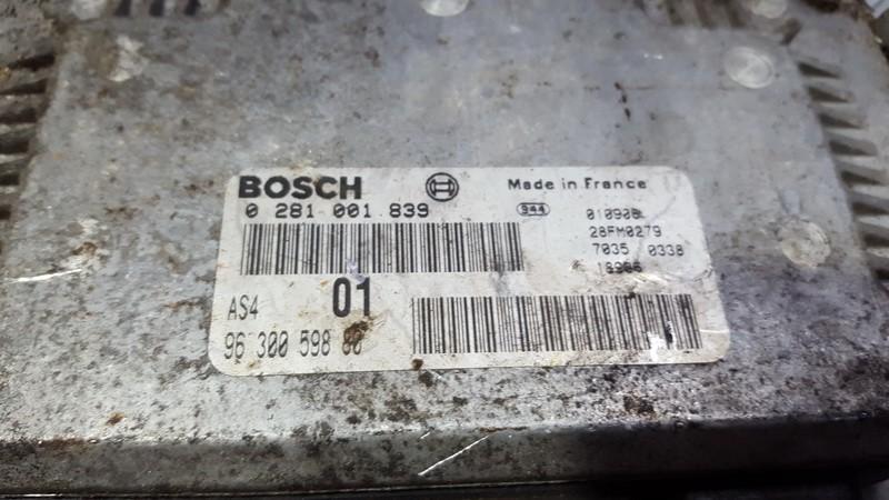 0281001839 Peugeot 106 2001 Variklio kompiuteris - Thumbnail 2