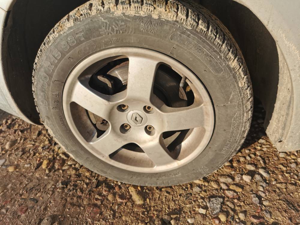 4X100 Renault Scenic 2005 Komplet Kół Zimowych R15 - Thumbnail 4