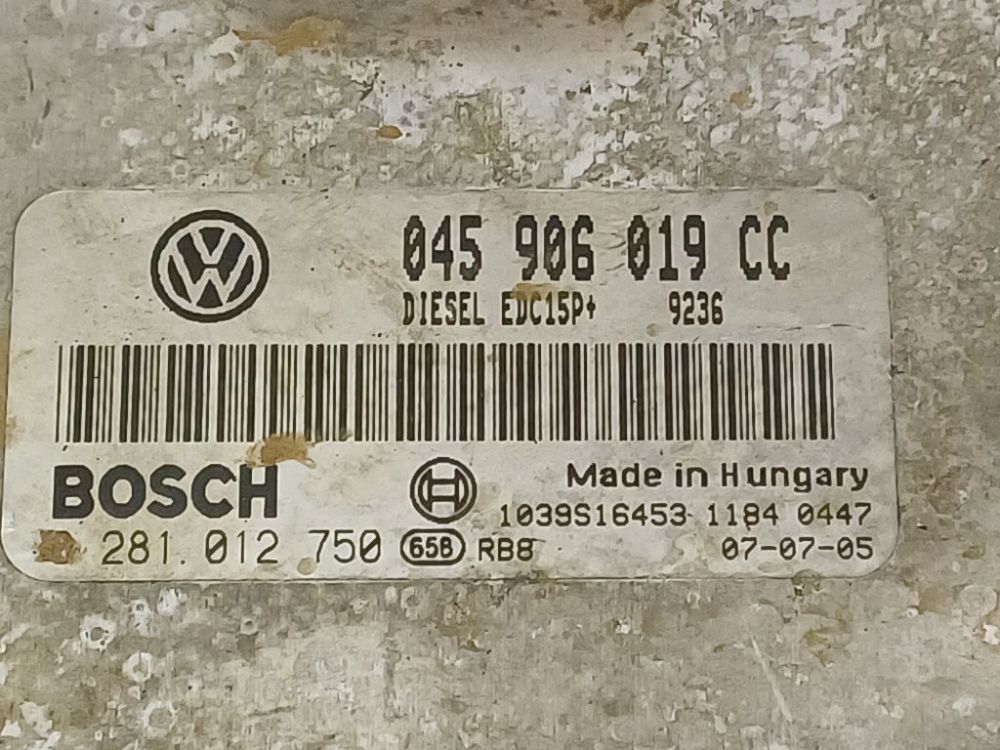045906019CC Skoda Roomster 2006 ECU Engine Computer (Engine Control Unit) - Thumbnail 6