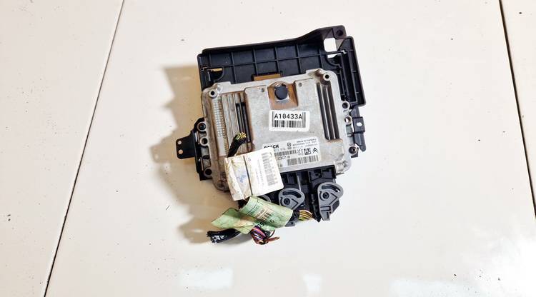 9664843780 Peugeot 407 2010 ECU Engine Computer (Engine Control Unit)