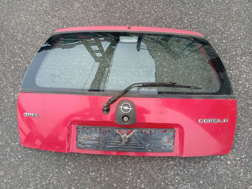 RAUDONAS Opel Corsa 1999 Hood - REAR