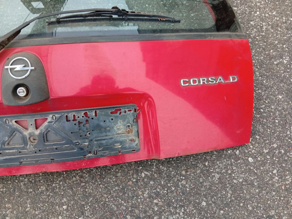 RAUDONAS Opel Corsa 1999 PORTON TRASERO, Puerta del maletero-compartimento de carga - Thumbnail 5