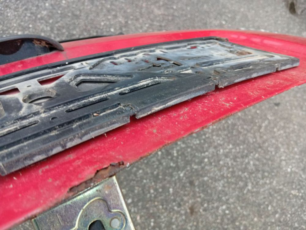 RAUDONAS Opel Corsa 1999 PORTON TRASERO, Puerta del maletero-compartimento de carga - Thumbnail 6