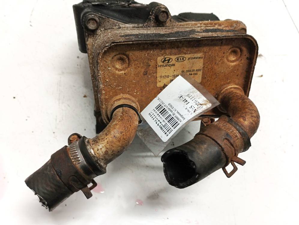 264102F020 Hyundai ix35 2012 Oil radiator cooler (Oil Cooler)