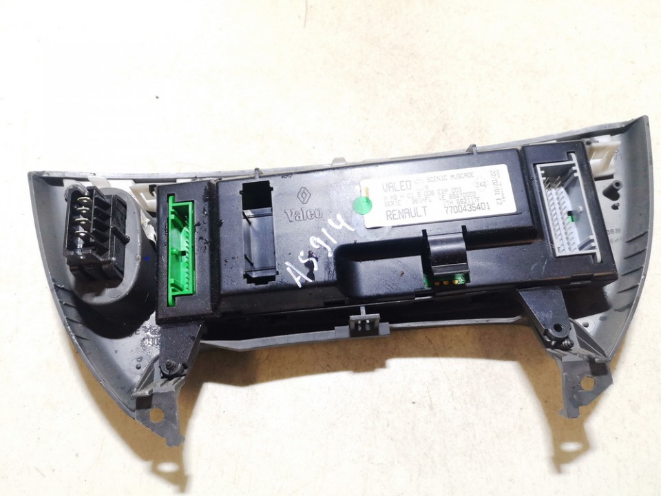 7700435401 Renault Scenic 2001 Climate Control Panel (heater control switches) - Thumbnail 2