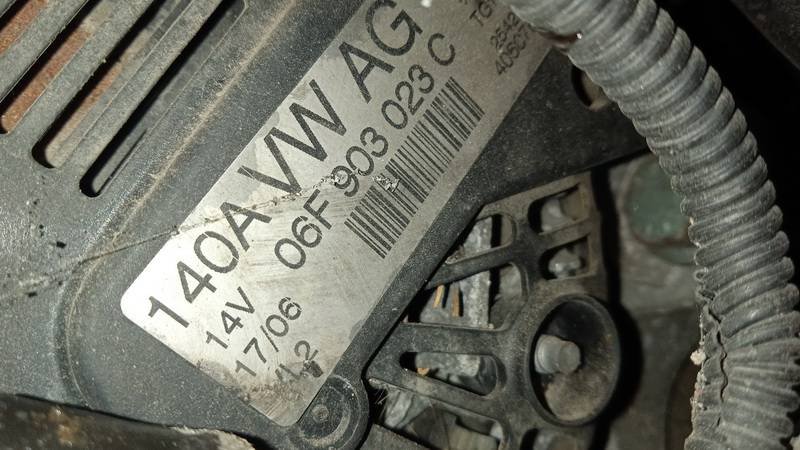 06F903023C Audi A3 2006 Alternador - Thumbnail 4