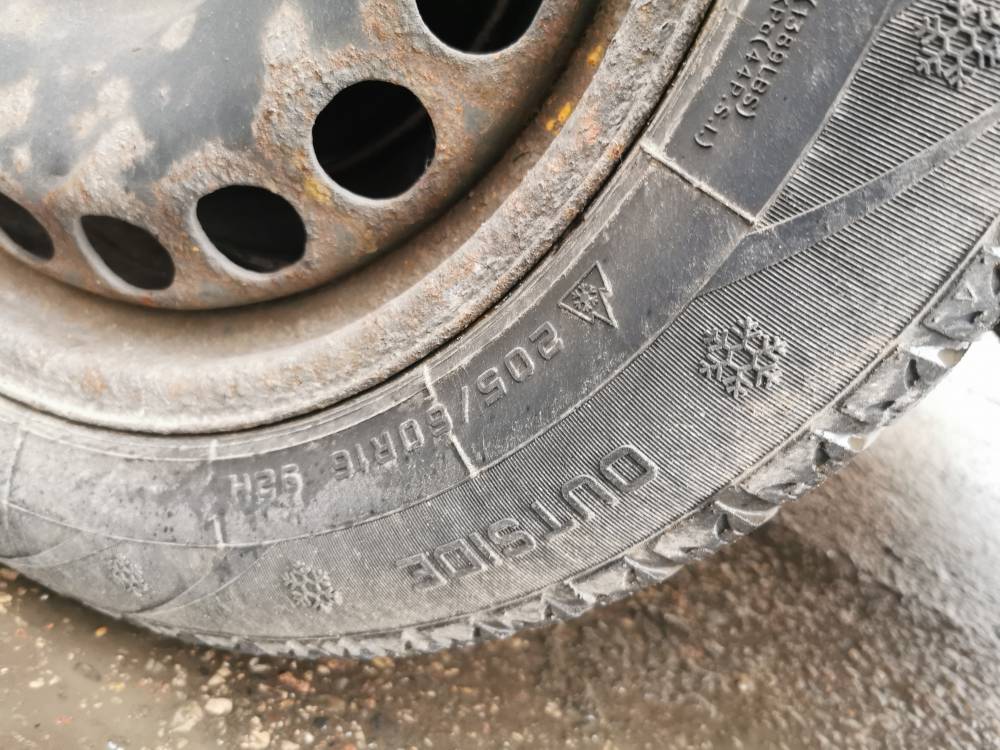 5X112 Volkswagen Passat 2007 Komplet stalowych felg R16 - Thumbnail 6