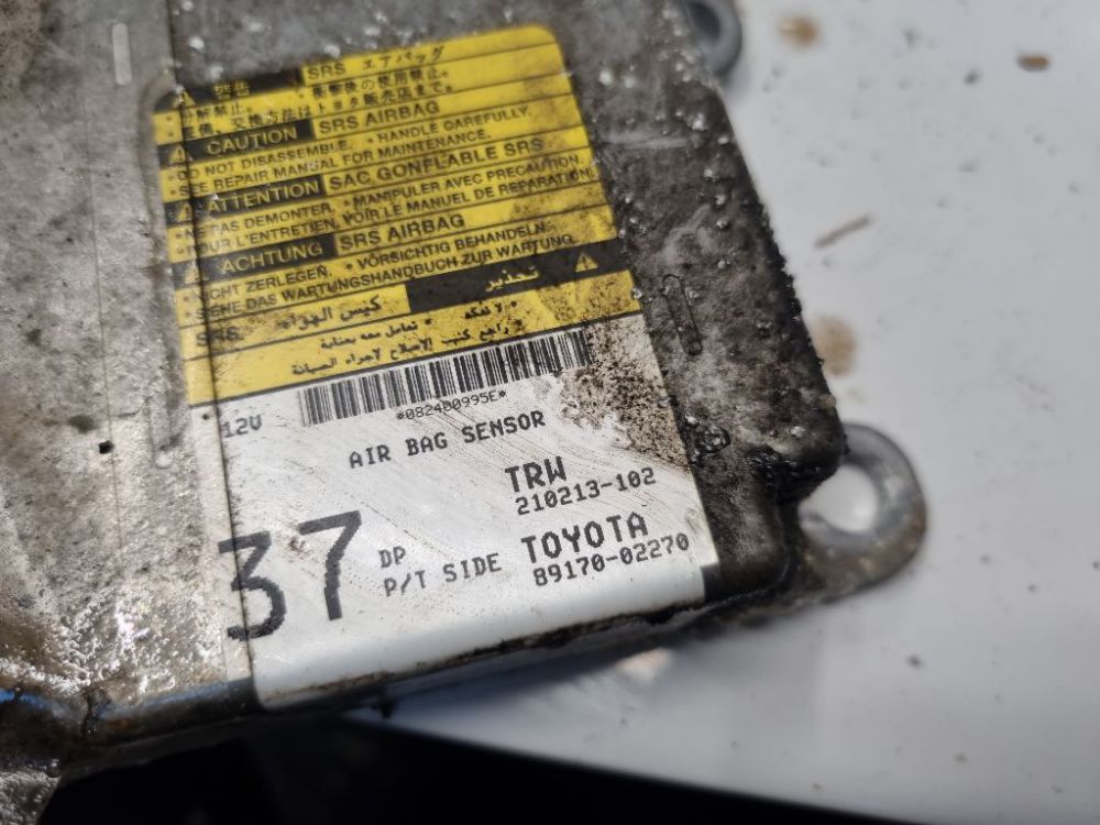 218213102 Toyota Corolla 2003 SRS gaisa spilvena dators – gaisa spilvenu vadības bloks - Thumbnail 4