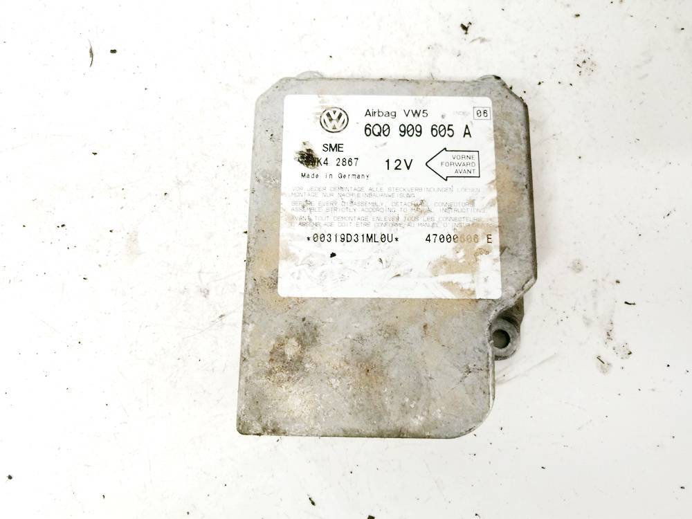 6Q0909605 Volkswagen Golf 1999 Airbag crash sensors module