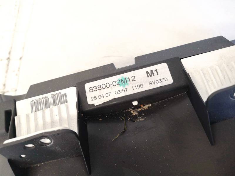 8380002M12 Toyota Auris 2008 Speedometers - Cockpit - Speedo Clocks Instrument - Thumbnail 2