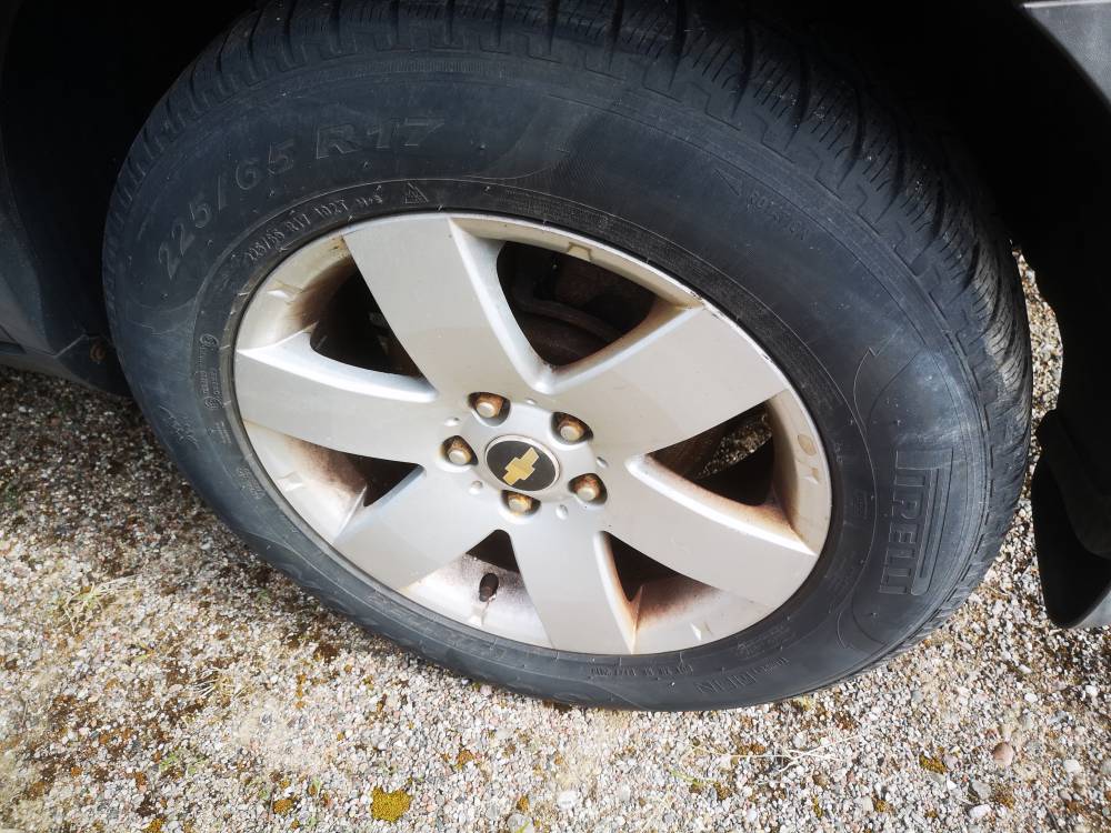 5X115 Chevrolet Captiva 2007 Jeu de roues pluie R17 - Thumbnail 4