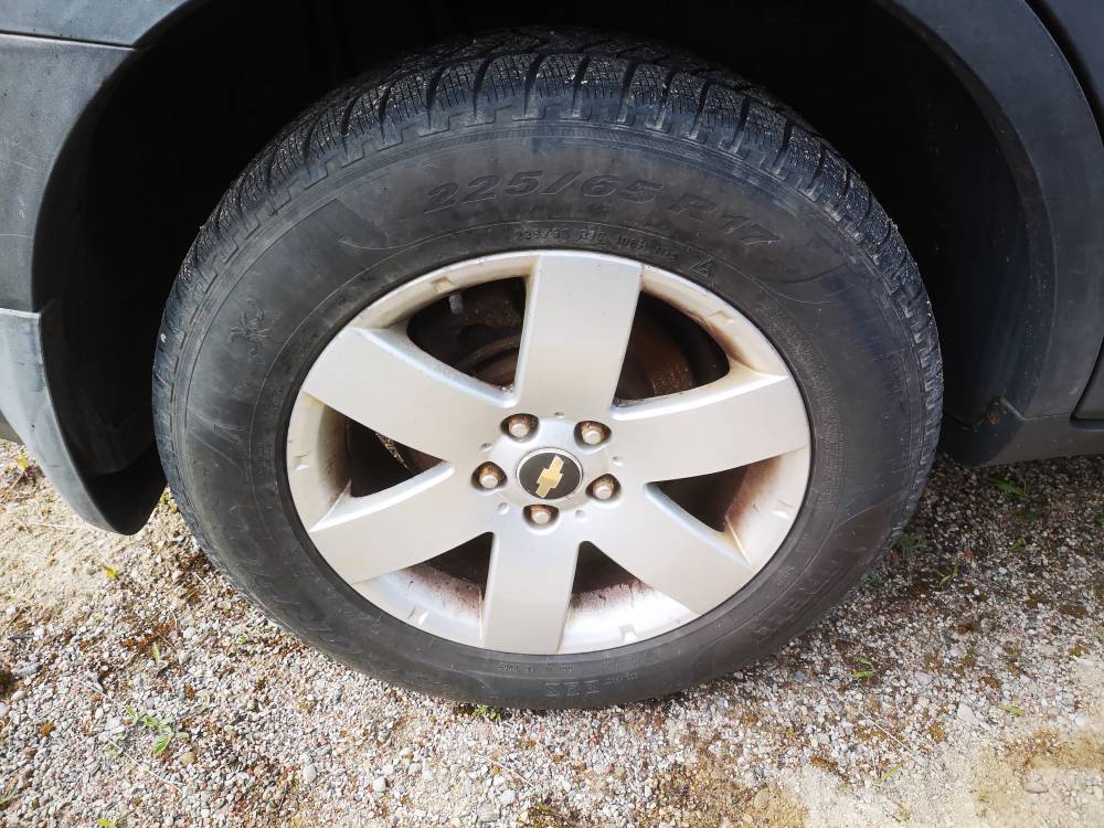 5X115 Chevrolet Captiva 2007 Komplet Kół Zimowych R17