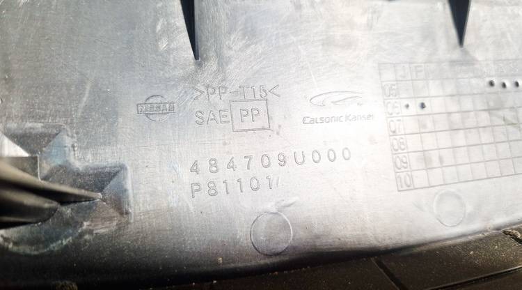 484709U000 Nissan Note 2006 Stūres kolonnas augšējā apdare - Thumbnail 3