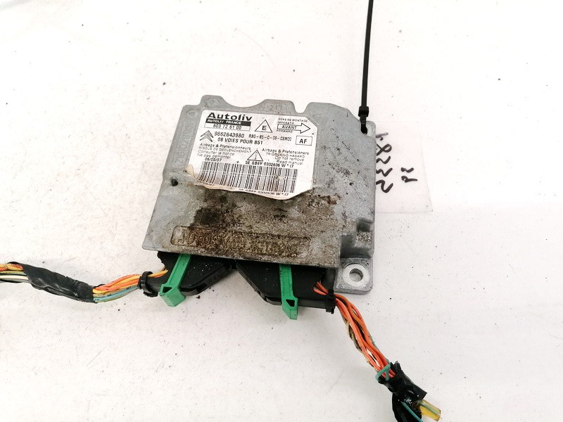 9662643980 Citroen C4 2006 Airbag crash sensors module