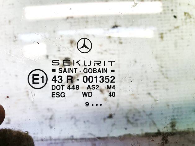 DOT448AS2M4 Mercedes-Benz C-CLASS 2000 Door-Drop Glass - FRONT RIGHT - Thumbnail 3