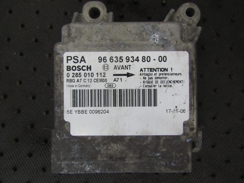 966359348000 Peugeot 207 2007 Airbag crash sensors module