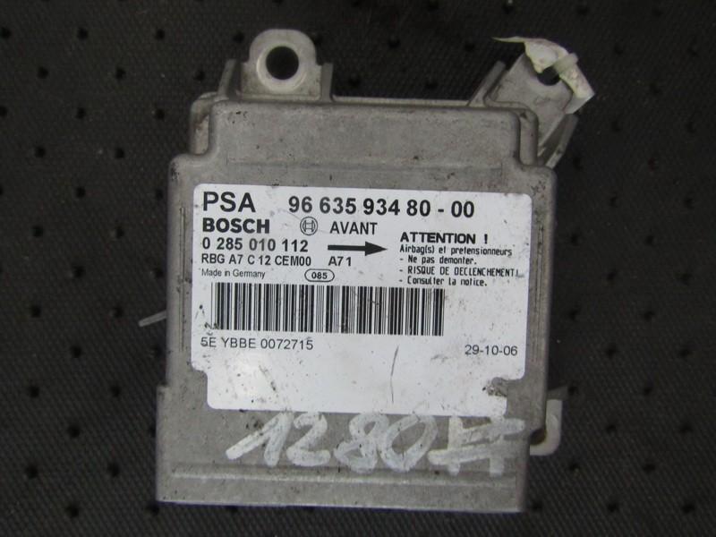 966359348000 Peugeot 207 2007 Airbag crash sensors module