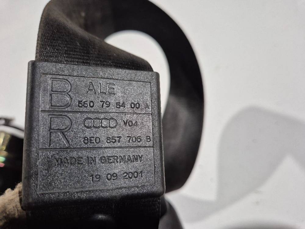 560788501 Audi A4 2001 Seat belt - FRONT RIGHT - Thumbnail 4