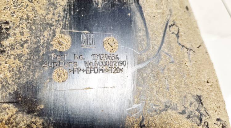 13129634 Opel Zafira 2006 Plastmasas zemspārns - AIZMUGURE PA KREISI - Thumbnail 3