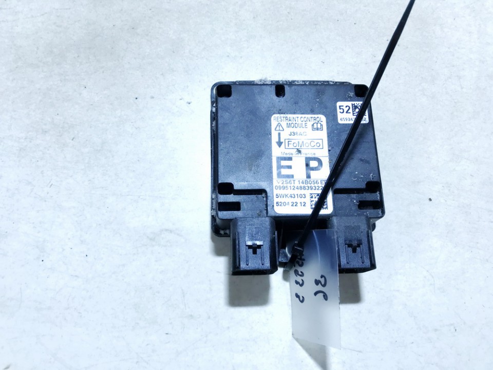 2S6T14B056EP Mazda 2 2005 SRS AIRBAG KOMPIUTERIS - ORO PAGALVIU VALDYMO BLOKAS