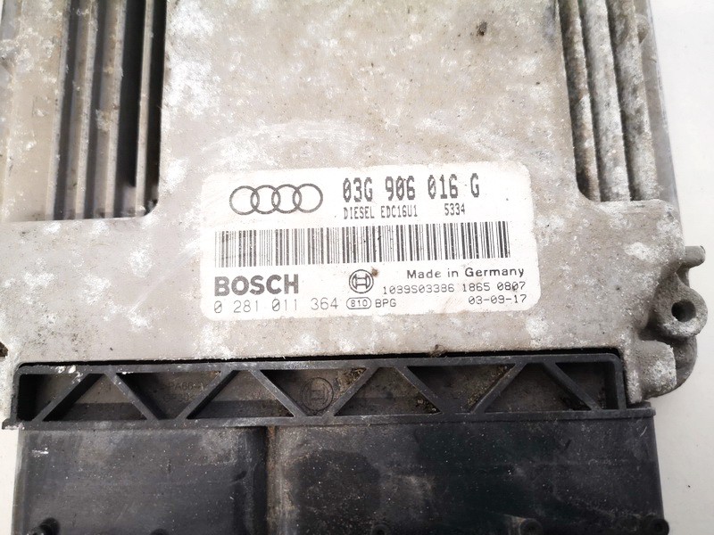 03G906016G Audi A3 2003 CALCULATEUR MOTEUR - Thumbnail 2