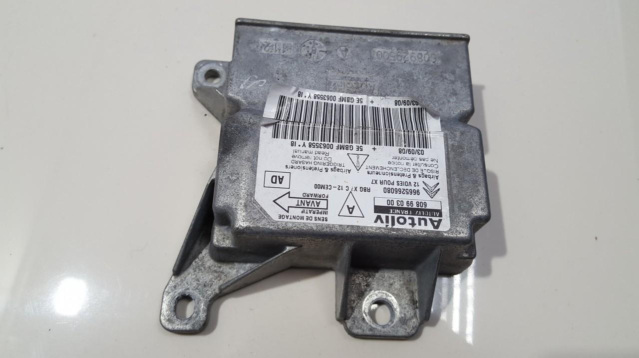 9665266080 Citroen C5 2009 Airbag crash sensors module