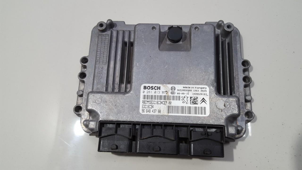 0281013872 Citroen C5 2009 ECU Engine Computer (Engine Control Unit)