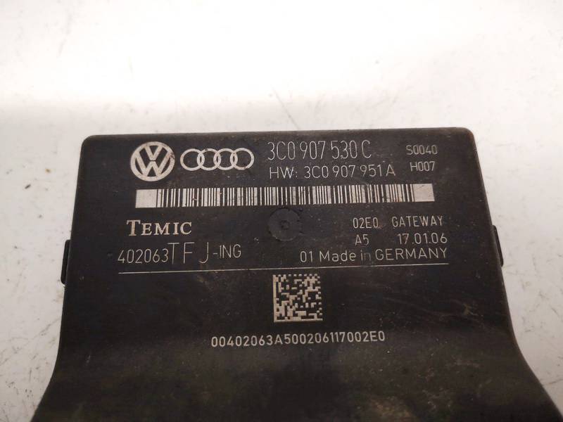 3C0907530C Volkswagen Passat 2007 Duru valdymo blokelis - Thumbnail 2