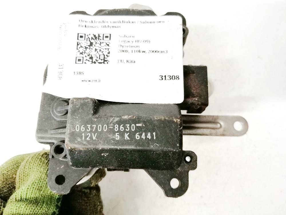 0637008630 Subaru Legacy 2007 Sildītāja vārsta motoriņš - Thumbnail 3