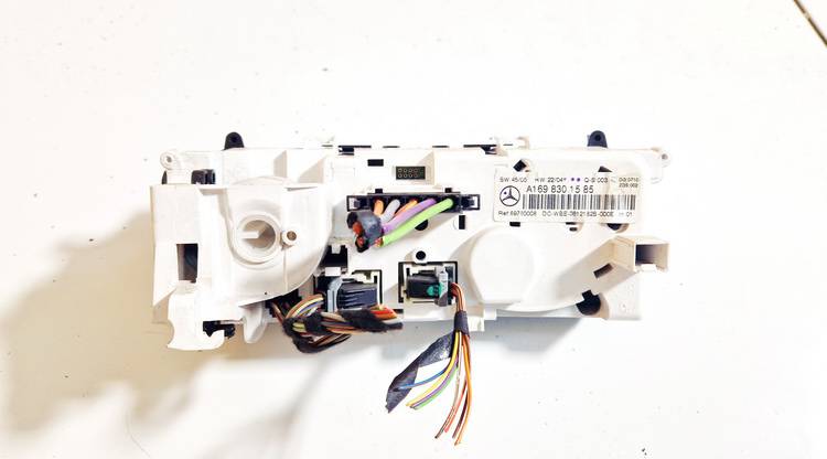 A1698301585 Mercedes-Benz A-CLASS 2007 Climate Control Panel (heater control switches) - Thumbnail 2