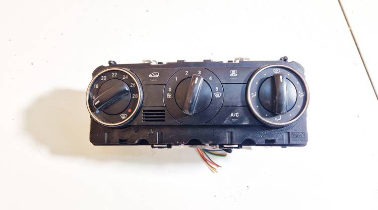 A1698301585 Mercedes-Benz A-CLASS 2007 Climate Control Panel (heater control switches)