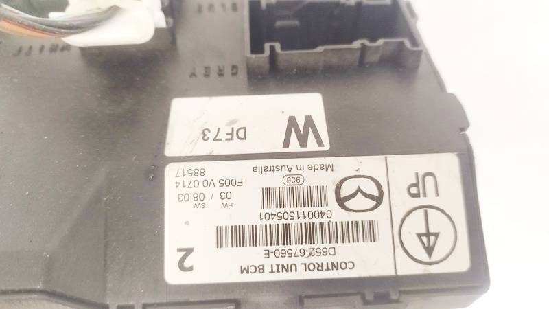 D65267560E Mazda 2 2009 General Module Comfort Relay (Unit) - Thumbnail 2