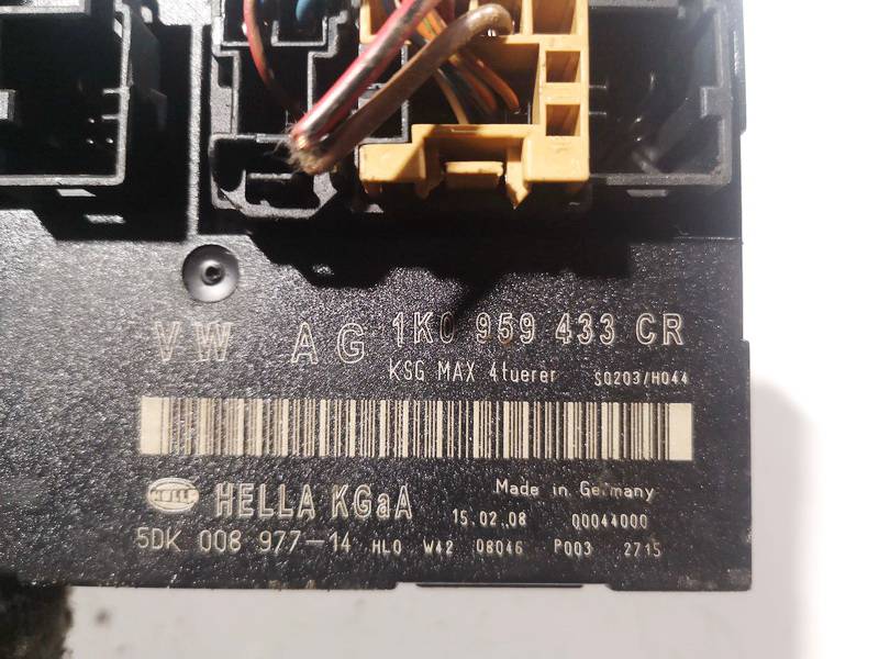 1K0959433C Skoda Octavia 2008 Блок комфорта - Thumbnail 3