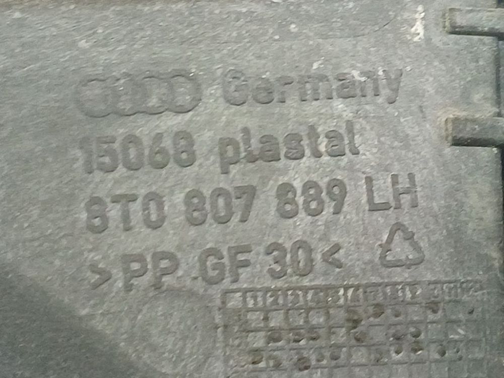 8T0807889 Audi A5 2009 Bumper mounts (BUMPER BRACKET) - REAR RIGHT - Thumbnail 4