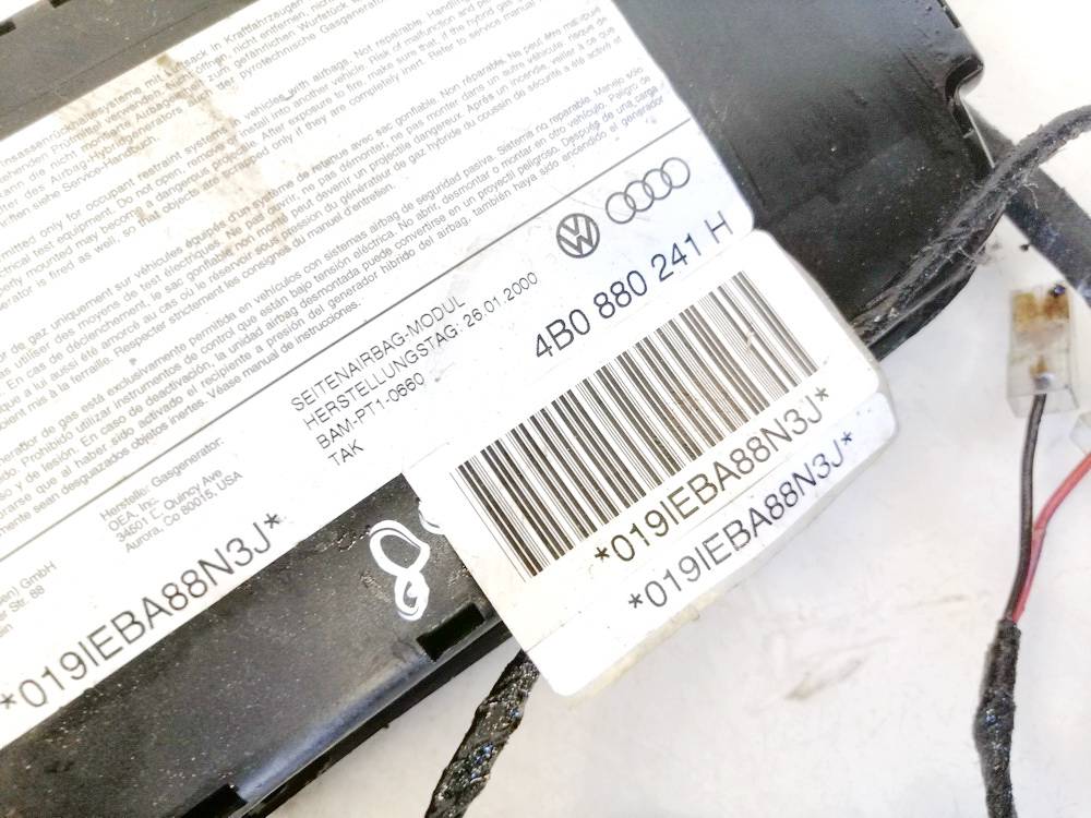 4B0880241H Audi A6 2000 Seat AIRBAG - Thumbnail 3