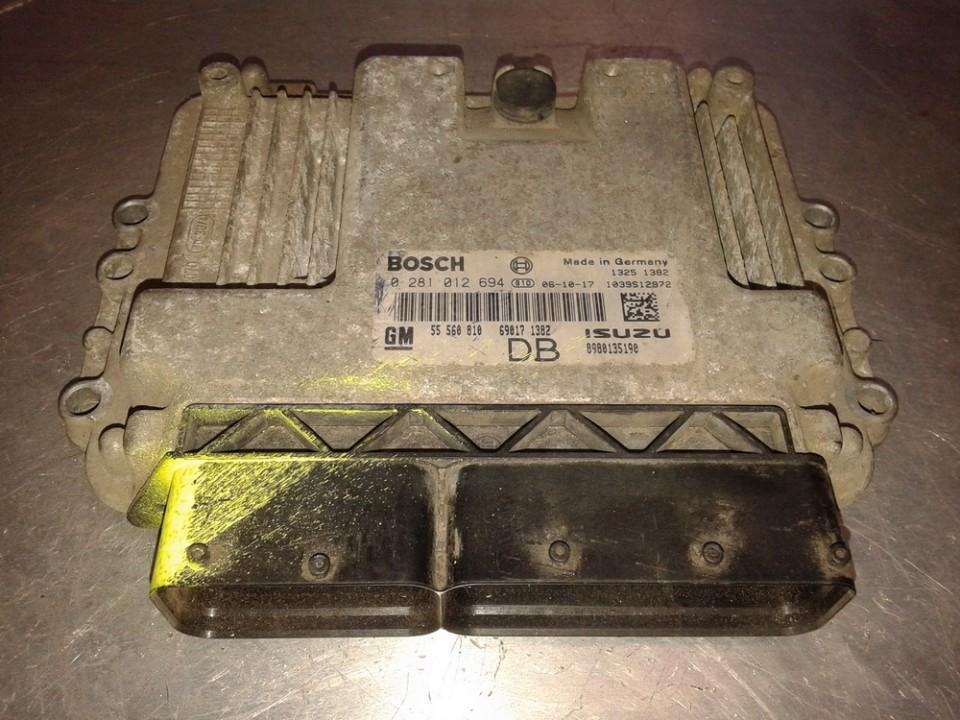 0281012694 Opel Astra 2006 ECU Engine Computer (Engine Control Unit)