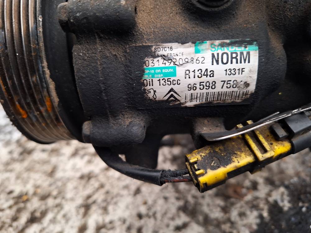 965987580 Citroen C4 Picasso 2009 Pompa klimatyzacji - Thumbnail 4