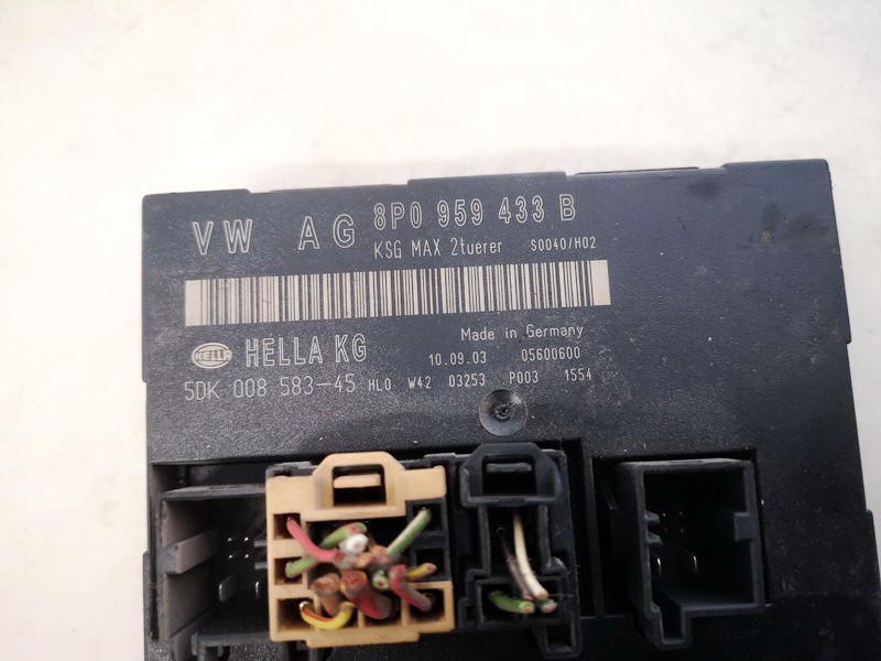 8P0959433B Audi A3 2003 Steuergerät Komfortsteuergerät - Thumbnail 2